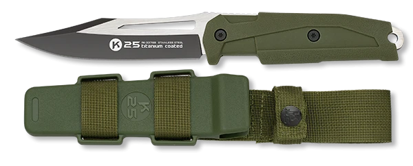 Poignard K25 Tactical Knife Vert Lame 11,5cm
