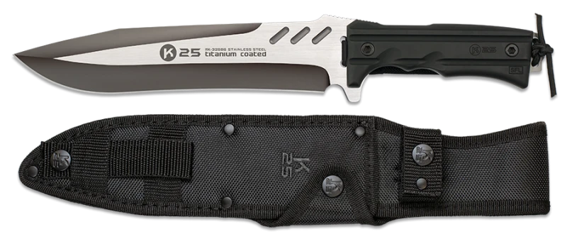 Poignard K25 Tactical Knife SFL Noir Lame 22,8cm