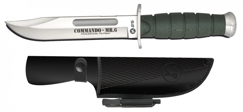 Poignard K25 Tactical Knife Commando MR.6 Vert 17cm