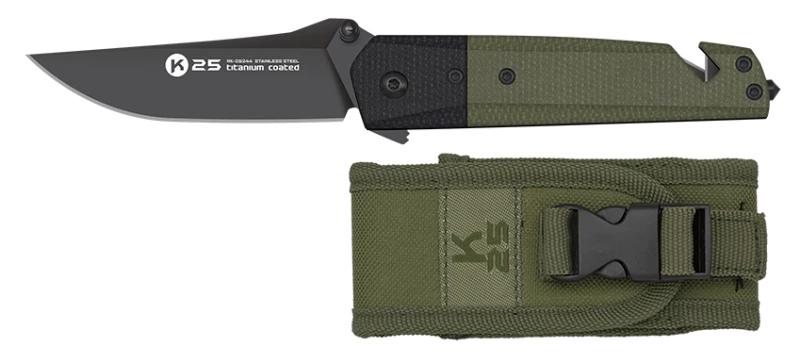 Couteau pliant K25 Tactical Knife Army Micarta Lame 8,7cm