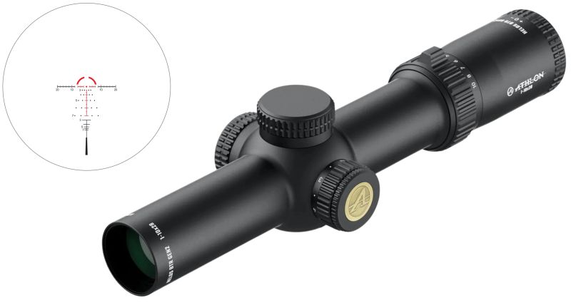 Lunette de tir ATHLON OPTICS HELOS BTR Gen.2 1-10x28 SFP IR ret.ATMR4 Moa ( Second plan focal )