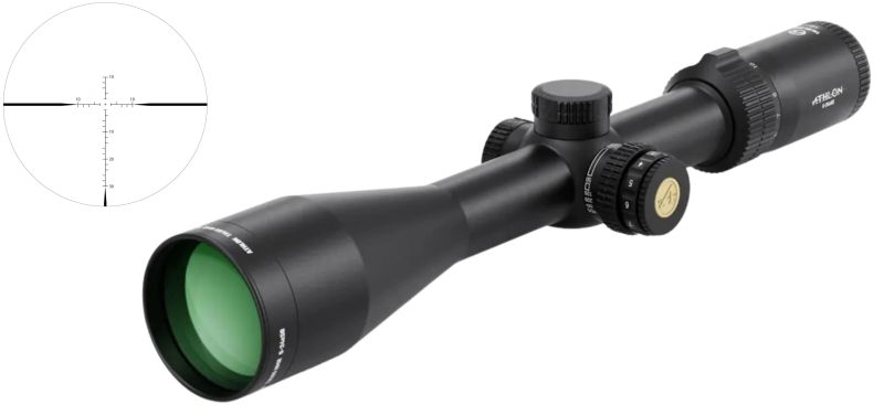 Lunette de tir ATHLON OPTICS TALOS HMR 6-24x50 SFP IR ret.APLR-H2 Moa ( Second plan focal )