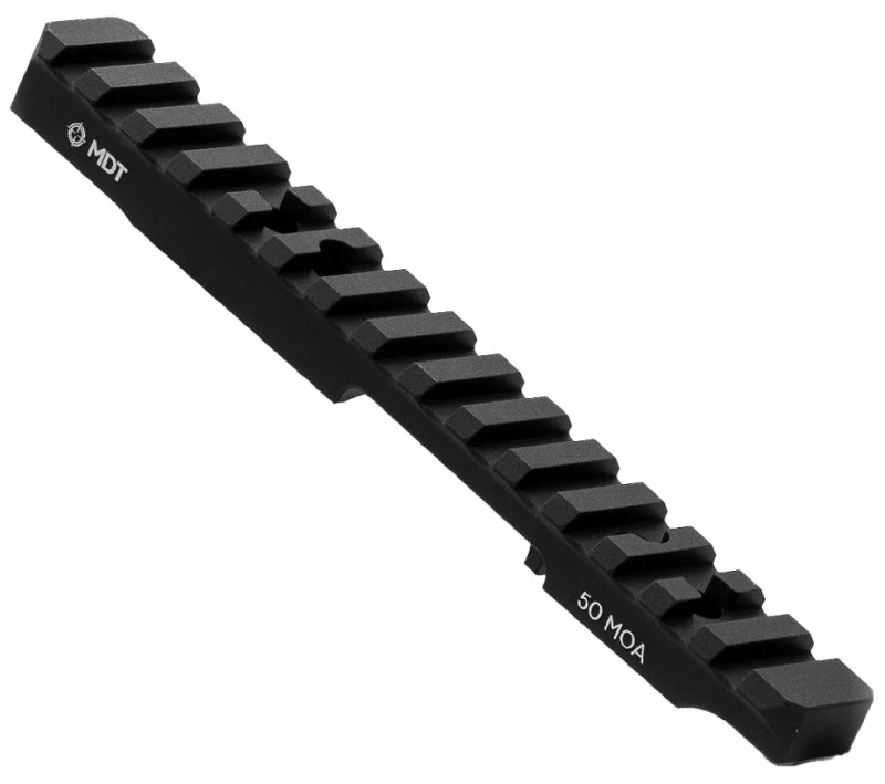 Embase ACIER  LONGUE Rail picatinny MDT rem700 (incliné à 50 MOA)