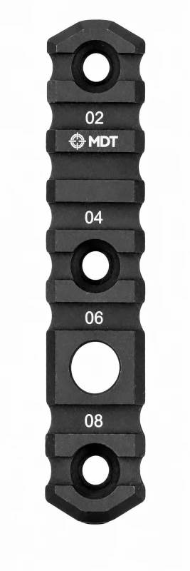 Rail picatinny MDT M-LOK 4" Noir (8 slots)