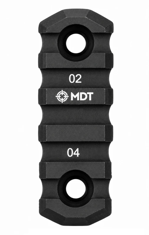 Rail picatinny MDT M-LOK 2,5" Noir (5 slots)