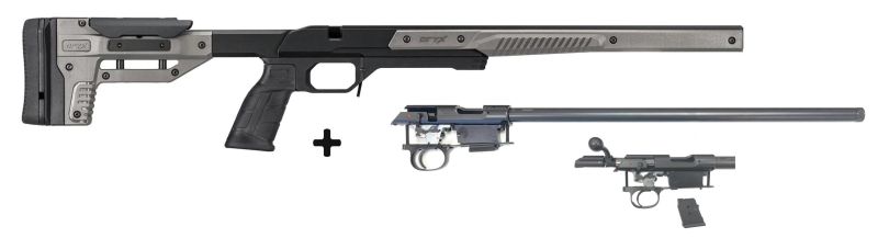 Carabine 22LR CZ 457 Varmint Chassis MDT ORYX GRAY