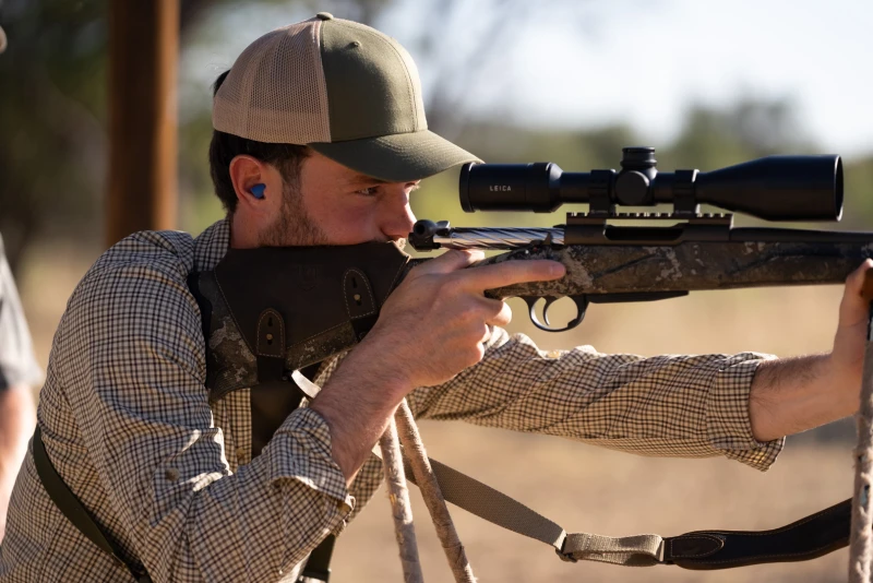 Busc cuir pour carabine RISERVA Cuir Marron Taille XS