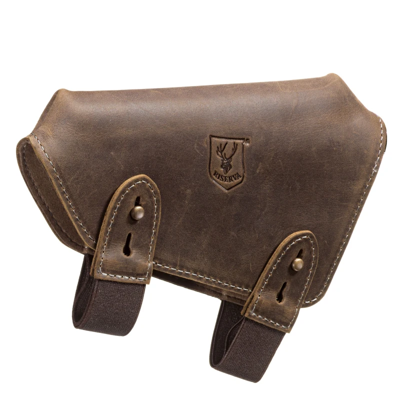 Busc cuir gaucher pour carabine RISERVA Cuir Marron Taille.S