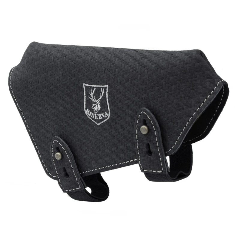 Busc cuir droitier pour carabine RISERVA Cuir Carbone Taille.L