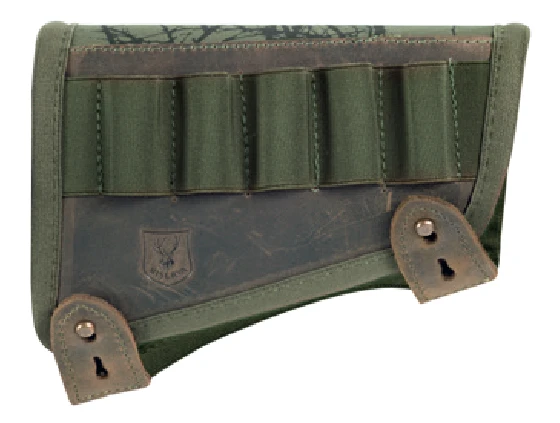 Cartouchière de crosse néoprène Vert RISERVA pour fusil (5 cartouches)