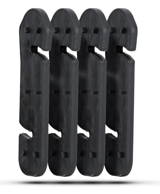 Lot de 4 intercalaires de crosse MDT Noirs (6,35mm)