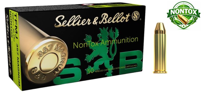 SELLIER BELLOT cal.357 Magnum TFMJ NONTOX /50