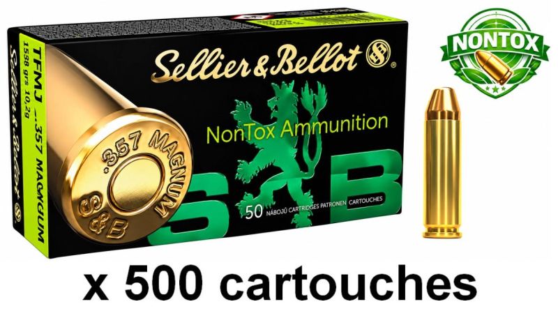 SELLIER & BELLOT cal.357 Magnum TFMJ NONTOX /500