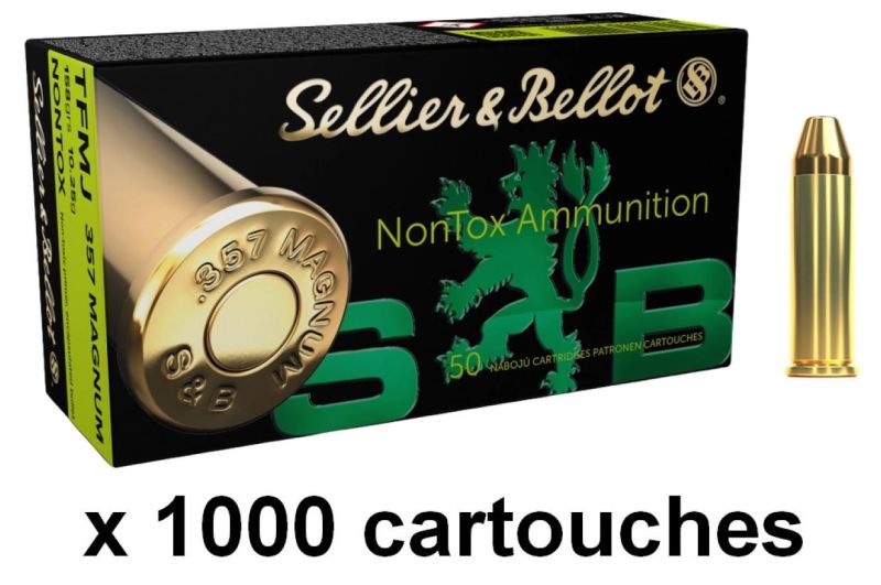 SELLIER BELLOT cal.357 Magnum TFMJ NONTOX /1000
