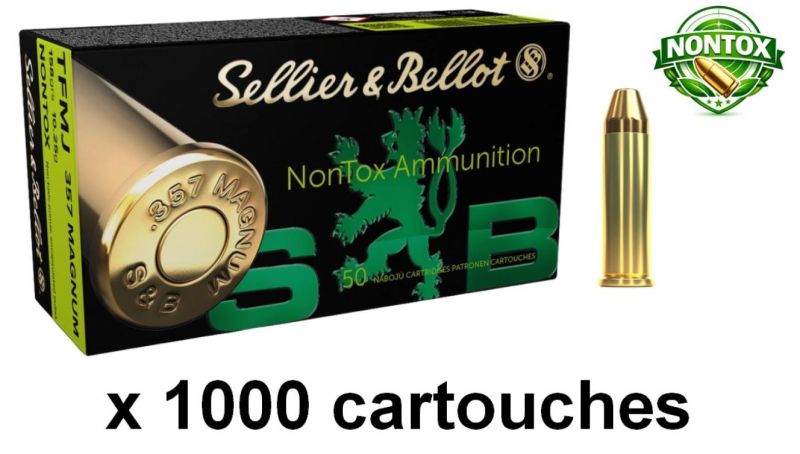 SELLIER BELLOT cal.357 Magnum TFMJ NONTOX /1000