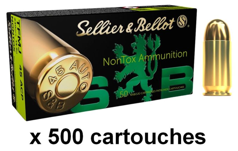 SELLIER BELLOT cal.45 ACP TFMJ NONTOX /500