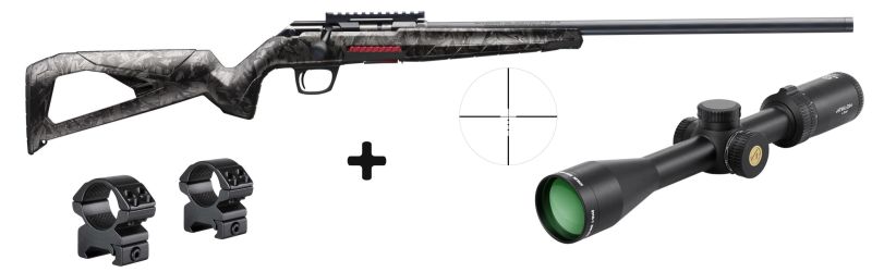 Carabine 22LR WINCHESTER Xpert Carbon Varmint "Pack lunette ATHLON OPTICS NEOS HMR 4-12x40 ret. BDC 22 Rimfire"