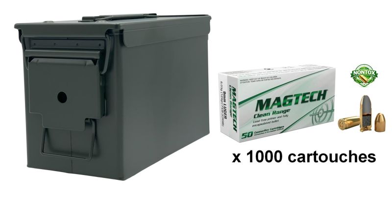 MAGTECH cal.9mm PARA FMJ FEB Clean Range /1000