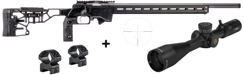 Carabine 22LR CZ 457 Varmint MDT ACC "Pack ATHLON OPTICS MIDAS TAC Gen.2 HD 6-24x50 FFP ret.APLR15 Moa"