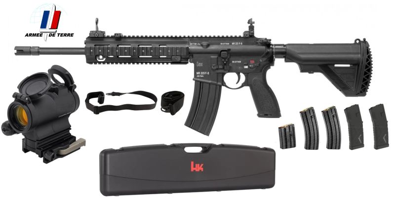 HK MR223 F-S 14.5" Black cal.223 Rem "Série anniversaire 10 ans AIF"