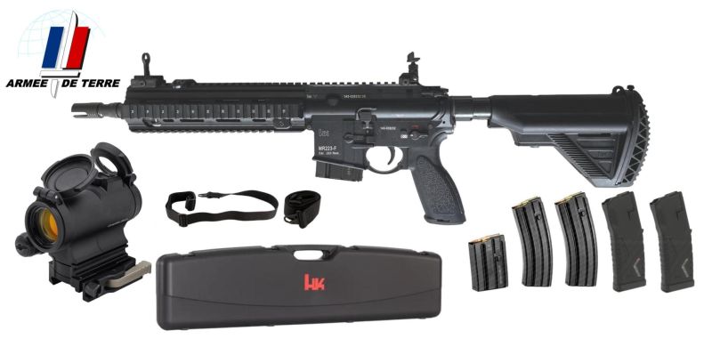 HK MR223 F-C 11" Black cal.223 Rem "Série anniversaire 10 ans AIF"