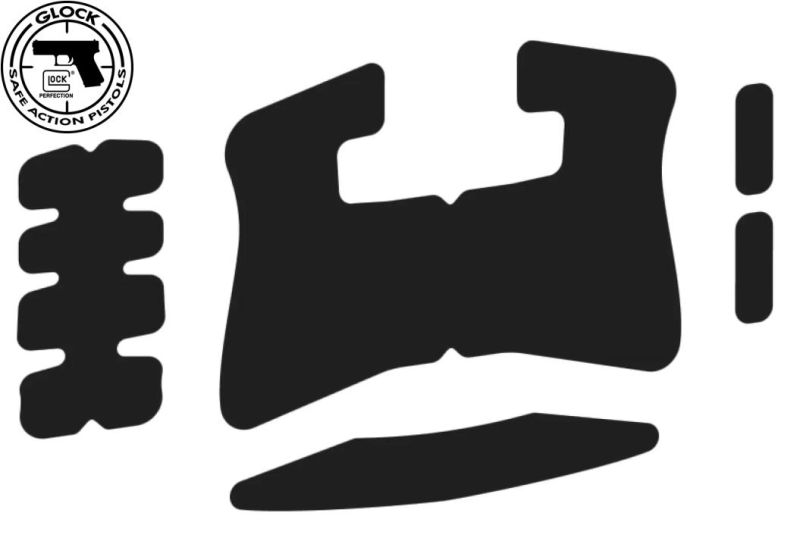 Grip de poignée autocollant MANULCORP Nexum pour GLOCK 43