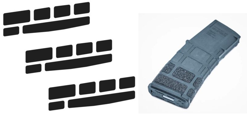 Grip autocollant pour bas de chargeur MAGPUL MANULCORP Nexum PMAG cal.223 Rem