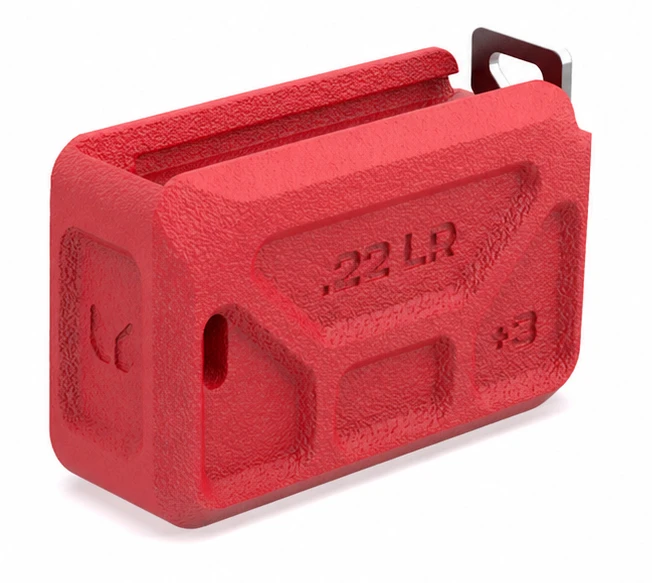 Puit de chargeur +3 MANULCORP pour CZ 455/457 Rouge cal.22 Lr