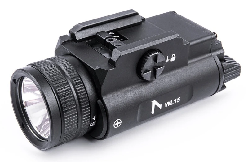 Lampe tactique NEXTORCH WL15 Noire 1200 lumens pour arme de poing