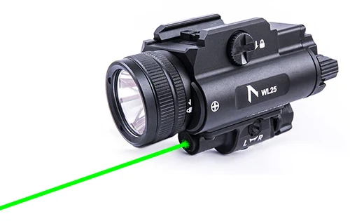 Lampe laser NEXTORCH WL25G Noire 1200 lumens pour arme de poing