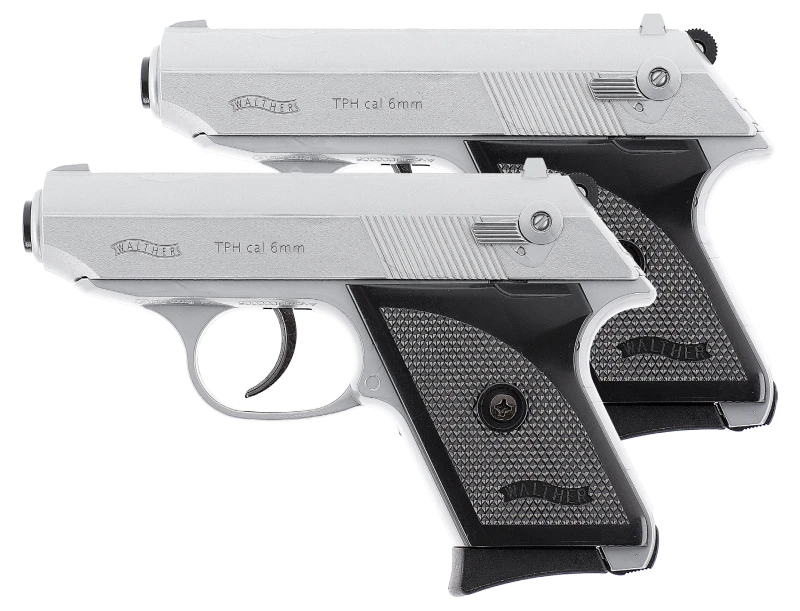 Réplique à ressort pistolet WALTHER TPH cal.6mm BB's (Set de 2 pistolets)