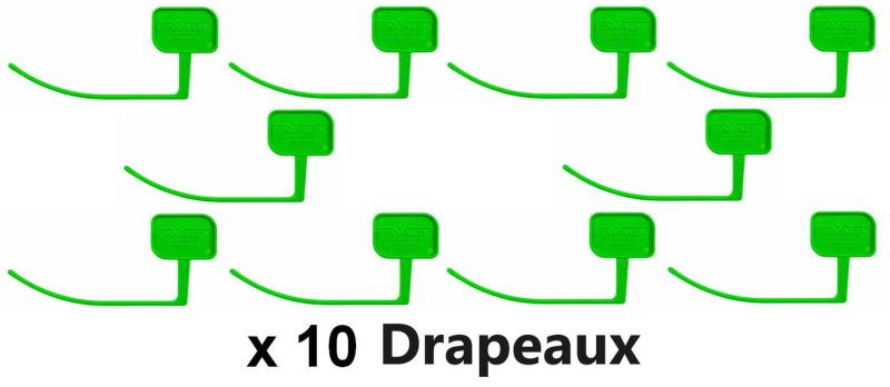 Témoin de chambre vide pour carabine de tir Vert (lot de 10)