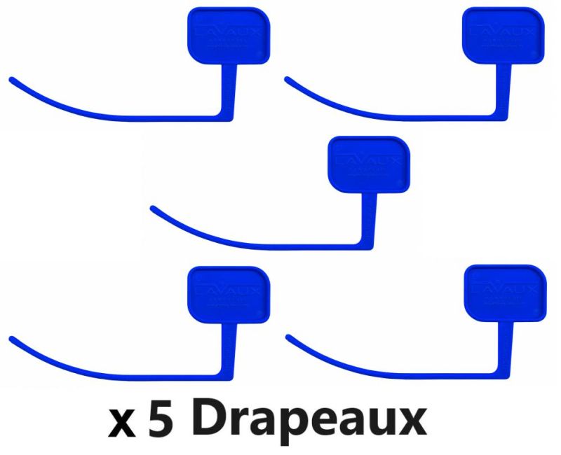 Témoin de chambre vide pour carabine de tir Bleu (lot de 5)