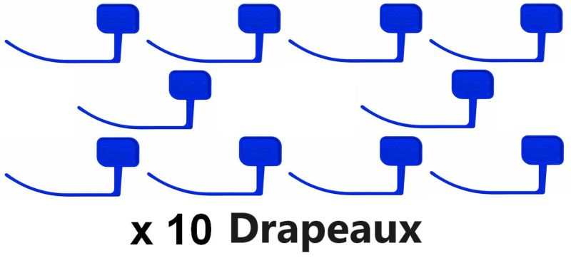 Témoin de chambre vide pour carabine de tir Bleu (lot de 10)