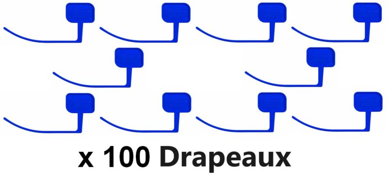 Témoin de chambre vide pour carabine de tir Bleu (lot de 100)