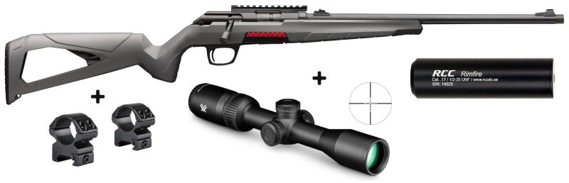 Carabine WINCHESTER Xpert cal.22Lr "silencieux SAK - VORTEX CROSSFIRE HD 2-7x32"