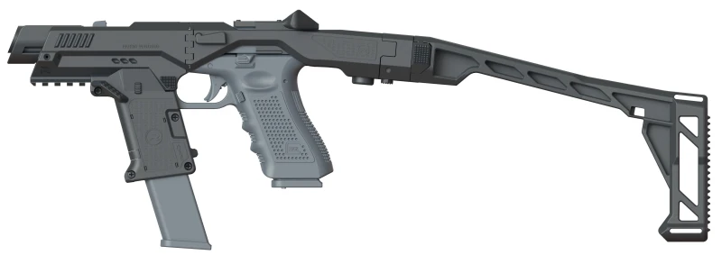 Crosse Nano Noir RONI CAA pour Glock 17/19/19X/22/23/31/33 Gén.3-4-5 "Basic kit"