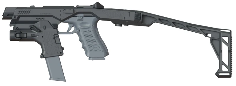 Crosse Nano Noir RONI CAA pour Glock 17/19/19X/22/23/31/33 Gén.3-4-5 "Advanced kit"