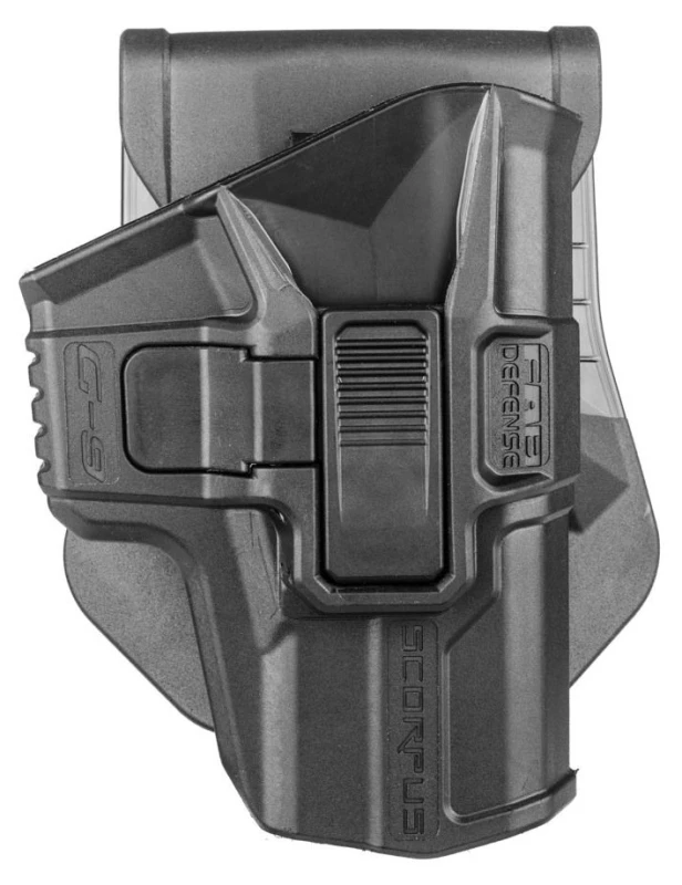 Holster gaucher FAB DEFENSE SCORPUS M1 à rétention niveau 2 pour GLOCK 43