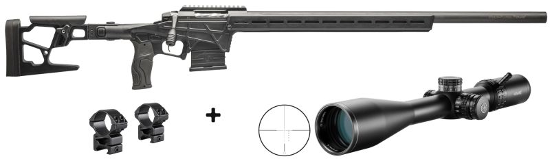 SABATTI SSP Tactical Noire 20" cal.308 win "Pack HAWKE VANTAGE HD 30 WA SF IR 6-24x50 ret.223/308 Marksman (20x)"