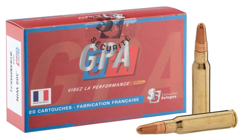 SOLOGNE cal.308 Win GPA 180 grains - 11.7 grammes /20
