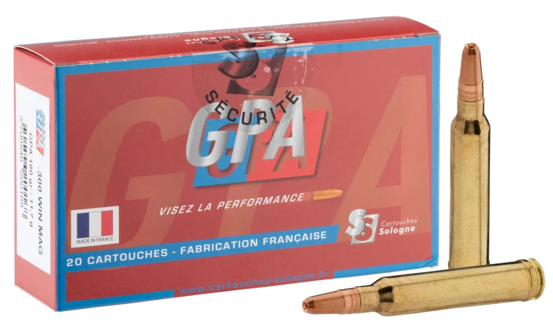 SOLOGNE cal.300 Win Mag GPA 180 grains - 11.7 grammes /20