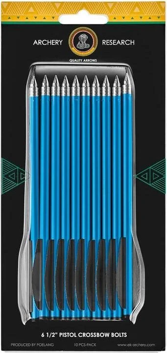 Flèches Pistolet Arbalète alu Bleu (par 10 traits)
