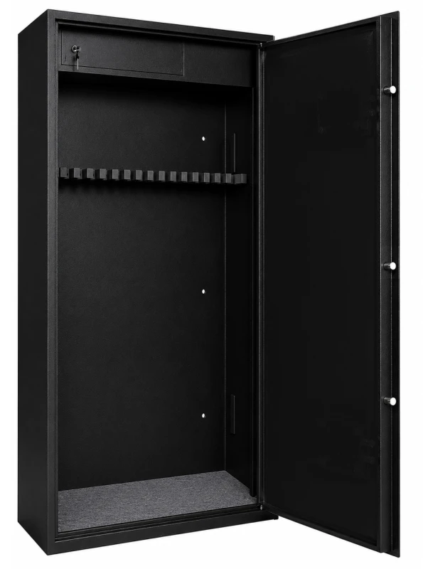 Coffre WE LOCK Defender Noir 14 armes avec lunettes (68kg)