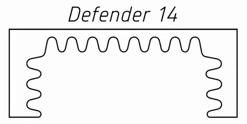 Coffre WE LOCK Defender Noir 14 armes avec lunettes (68kg)