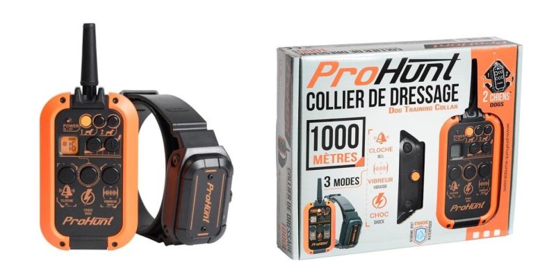 Collier de dressage PROHUNT 1000 Mètres