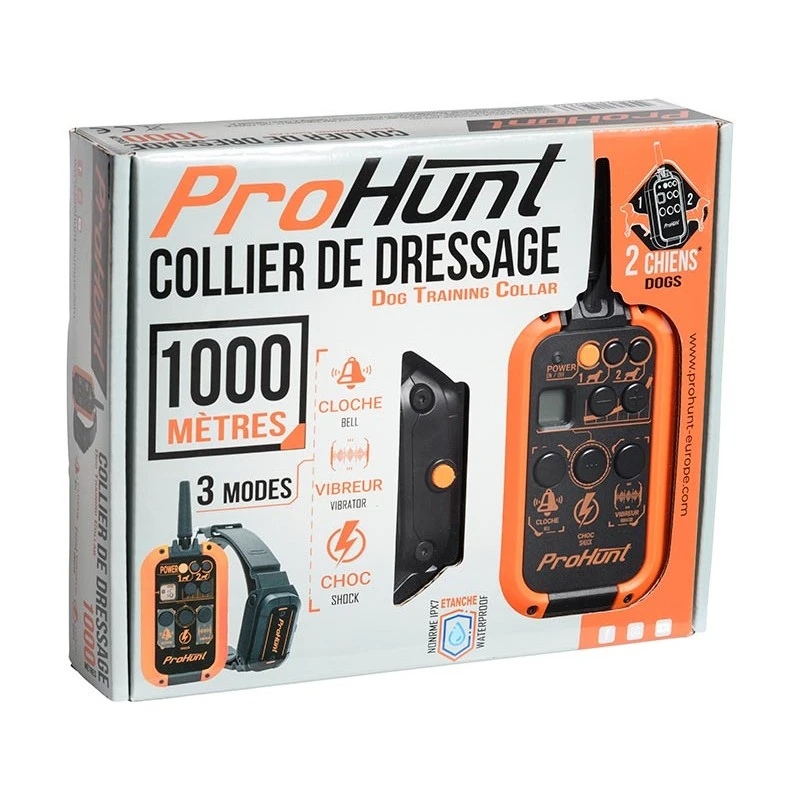 Collier de dressage PROHUNT 1000 Mètres