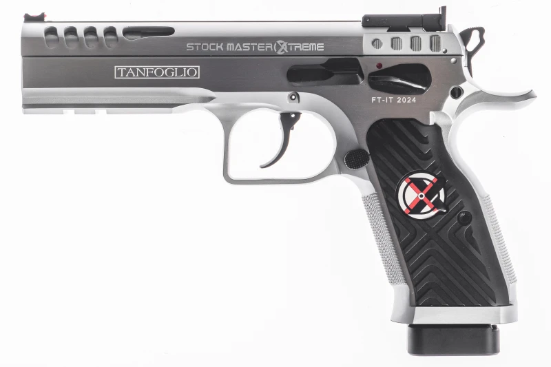 Pistolet TANFOGLIO STOCK MASTER XTREME Chrome calibre 9x19