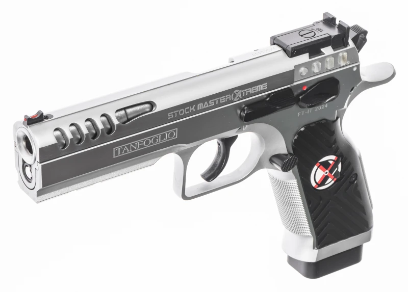 Pistolet TANFOGLIO STOCK MASTER XTREME Chrome calibre 9x19