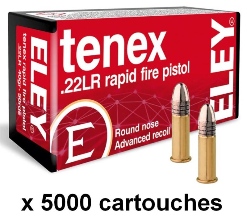 ELEY 22Lr Tenex Rapid Fire Pistol /5000